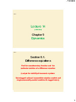 Bài giảng chương 14: Dynamics | Môn toán cao cấp