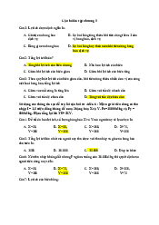 Câu hỏi ôn tập chương 3 môn Kinh tế vi mô | Trường Đại học Kinh tế, Đại học Quốc gia Hà Nội