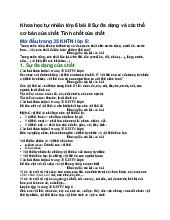 Khoa học tự nhiên lớp 6 bài 8 Sự đa dạng và các thể cơ bản của chất. Tính chất của chất