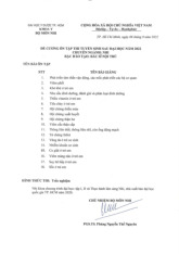 Đề cương thi Nhi khoa | Đại học Y khoa thành phố Hồ Chí Minh