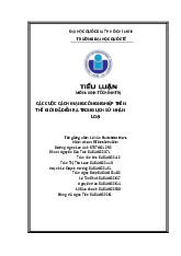 Các cuộc cách mạng công nghiệp trên thế giới đã diễn ra trong lịch sử nhân loại | Bài tiểu luận học phần Kinh tế chính trị Mác - Lênin