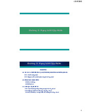 Chương 3 - Mạng Lưới Cấp Nước (MLCN): Nội Dung và Bài Tập | Mạng lưới cấp nước | Đại học Nông Lâm Thành phố Hồ Chí Minh