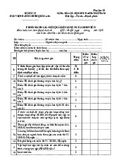 Mẫu đánh giá điểm rèn luyện sinh viên | Học viện Hành chính Quốc gia