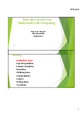 Lý thuyết về chương 1: Tập hợp | Môn toán rời rạc