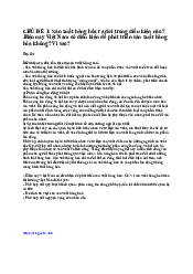 Đề thi vấn đáp - Kinh tế chính trị Mác-Lê nin | Trường Đại học Tài nguyên và Môi trường Hà Nội