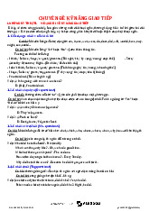 Các kỹ thuật và cách thực hành môn Kỹ năng giao tiếp | Trường Đại học Bách Khoa Hà Nội