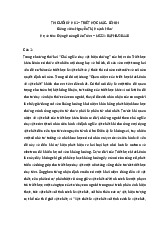 Đề thi cuối kì học phần Triết học Mác Lênin | Trường Đại học Quốc tế, Đại học Quốc gia Thành phố Hồ Chí Minh