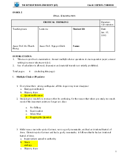 Final questions index 2 ses1 2013 (Answer)