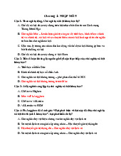 Ngân hàng câu hỏi trắc nghiệm Chủ nghĩa xã hội | Đại học Nội Vụ Hà Nội