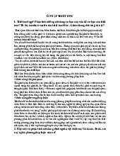 Ôn tập Môn Triết học Mác - Lênin | Trường Cao đẳng Kinh tế Công nghiệp Hà Nội