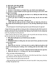 Tài liệu ôn tập - Lịch sử Nhà nước và Pháp Luật | Trường Đại học Luật, Đại học Quốc gia Hà Nội