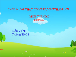 Giáo án điện tử Tin học 6 Bài 3 Cánh diều: Giới thiệu máy tìm kiếm