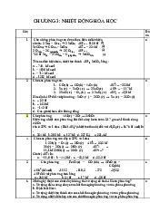 Bài tập chương 3 nhiệt động học môn hóa học đại cương trường Đại học bách khoa - đại học Đà Nẵng.