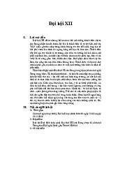 Đại hội VII - Lịch sử Đảng Cộng Sản Việt Nam| Đại học Kinh Tế Quốc Dân