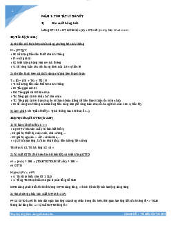 Tổng hợp các dạng bài tập mác lênin năm 2021-2022 | Trường Đại học CNTT Thành Phố Hồ Chí Minh