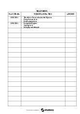 BẢNG KẾ HOẠCH CÔNG VIỆC TRONG TUẦN | Học viện Hành chính Quốc gia