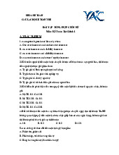 Bài Tập Tổng Hợp Kế Toán Tài Chính 1 | Kinh tế chính trị Mác - Lênin | Đại học Tôn Đức Thắng