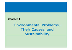 Environmental problems, their causes, and sustainability | Bài giảng chương 1 học phần Environmental Science | Trường Đại học Quốc tế, Đại học Quốc gia Thành phố Hồ Chí Minh
