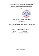 Xây Dựng Ứng Dụng Di Động Tập Làm Toán | Môn Báo cáo thực tập - Trường Cao đẳng Bách khoa Nam Sài Gòn