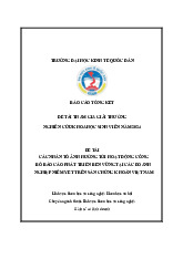 Các Nhân Tố tác động đến Công Bố Báo Cáo Phát Triển Bền Vững | Môn Nghiên cứu khoa học - Đại học Kinh Tế Quốc Dân