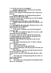 Trình bày các lợi ích của Logistics  môn kinh tế chính trị Mác – Lênin | Đại học Văn Lang