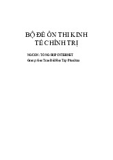 TOP 410 câu hỏi trắc nghiệm ôn thi học phần Kinh tế chính trị Mác - Lênin | Trường Đại học Phenikaa