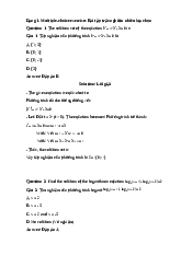 Bài giảng toán 12 chương 2 bài tập