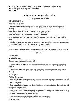 Giáo án Hoạt động trải nghiệm hướng nghiệp 7 Chủ đề 4 sách Kết nối tri thức với cuộc sống