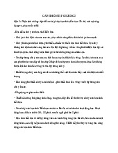 Câu Hỏi Ôn Tập Chương 2 Môn Tâm lý học Tiểu học | Đại học Sư phạm Hà Nội 2