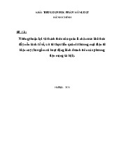 Tiểu luận thuận lợi và thách thức của quản lí nhà nước khi thúc đẩy nền kinh tế số môn Luật hành chính - Trường Đại học lao động -  xã hội.