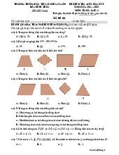 Đề giữa học kỳ 1 Toán 6 năm 2024 – 2025 trường Thực hành Sài Gòn – TP HCM