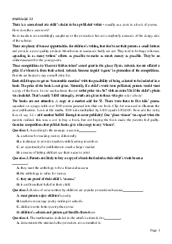 PASSAGE 33_Theme 2. Education (Giáo dục)