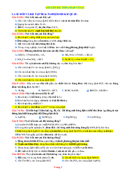 100 câu trắc nghiệm chuyên đề tổng hợp vô cơ hóa học 12 (có đáp án)