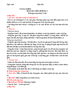 Giáo án Toán 7 C5 - Bài tập cuối chương 5 | Cánh diều