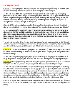 Câu hỏi Pháp luật đại cương (có đáp án) | Đại học Thương mại