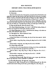 Bài 6 Học phần 3 Biết chung về bản đồ địa hình quân sự | Trường Đại học Khoa học, Đại học Thái Nguyên