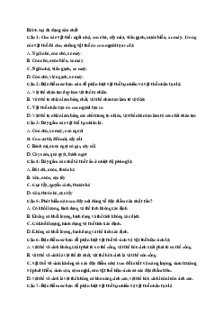 Giải sách giáo khoa môn Trắc nghiệm Khoa học tự nhiên lớp 6 - Bài 5 | Sách Cánh Diều