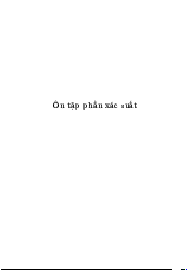 Bài tập ôn thi giữa kỳ - Xác suất thống kê | Trường Đại học Khoa học Tự nhiên, Đại học Quốc gia HCM