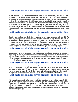 Viết một đoạn văn kể chuyện em nuôi con heo đất - Tập làm văn lớp 3 Cánh diều
