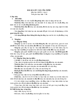 Giáo án Khoa học tự nhiên 6 sách Kết nối tri thức với cuộc sống Bài 45