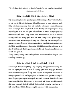 Văn mẫu lớp 6: Đoạn văn về chủ đề tình cảm gia đình (10 mẫu) | Cánh diều