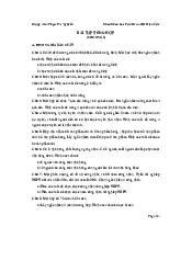 Bài tập chương 1 - Xác xuất thông kê | Trường đại học Điện Lực