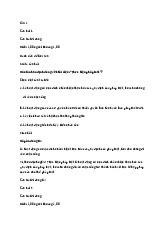 Đáp án Trắc Nghiệm môn Kế toán hành chính sự nghiệp  | Trường đại học Mở Hà Nội