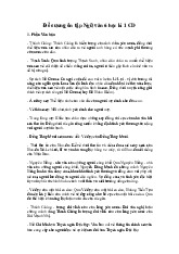 Đề cương ôn tập học kỳ 1 môn Ngữ Văn lớp 6 năm học 2024 - 2025 | Bộ sách Cánh diều