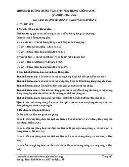 Phân loại và phương pháp giải bài tập đường thẳng và mặt phẳng trong không gian, quan hệ song song