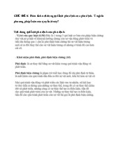 Phân tích nội dung qui luật phủ định của phủ định. Ý nghĩa phương pháp luận của quy luật này?