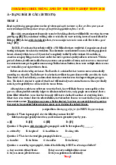 30 Bài Đọc Hiểu Tiếng Anh Ôn Thi Tốt Nghiệp THPT Tiếng Anh 2026 Có Đáp Án