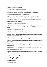 Lực Đẩy Acsimet và Sự Nổi: Các Vấn Đề Lý Thuyết và Bài Tập