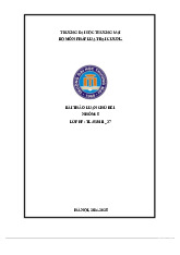 Cấu Trúc Nhà Nước Việt Nam | Bài Thảo Luận Luật Kinh Tế
