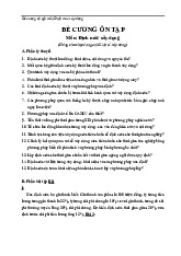 Đề cương ôn tập môn Định mức xây dựng | Đại học Sư phạm Kỹ thuật Thành phố Hồ Chí Minh